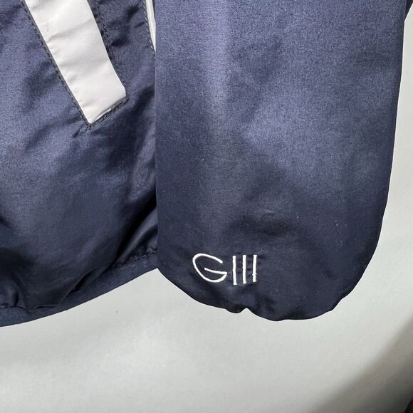 VTG Utah State Aggies GIII Sports Carl Banks 1/4 Zip Windbreaker Jacket Medium - Picture 5 of 12